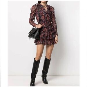 Ulla Johnson Cecily Cosmos print boho dress